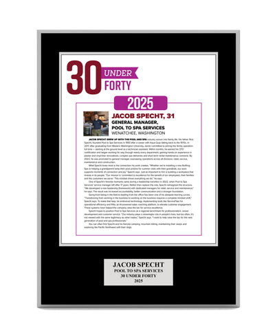 2025 SpaRetailer Wood Plaque